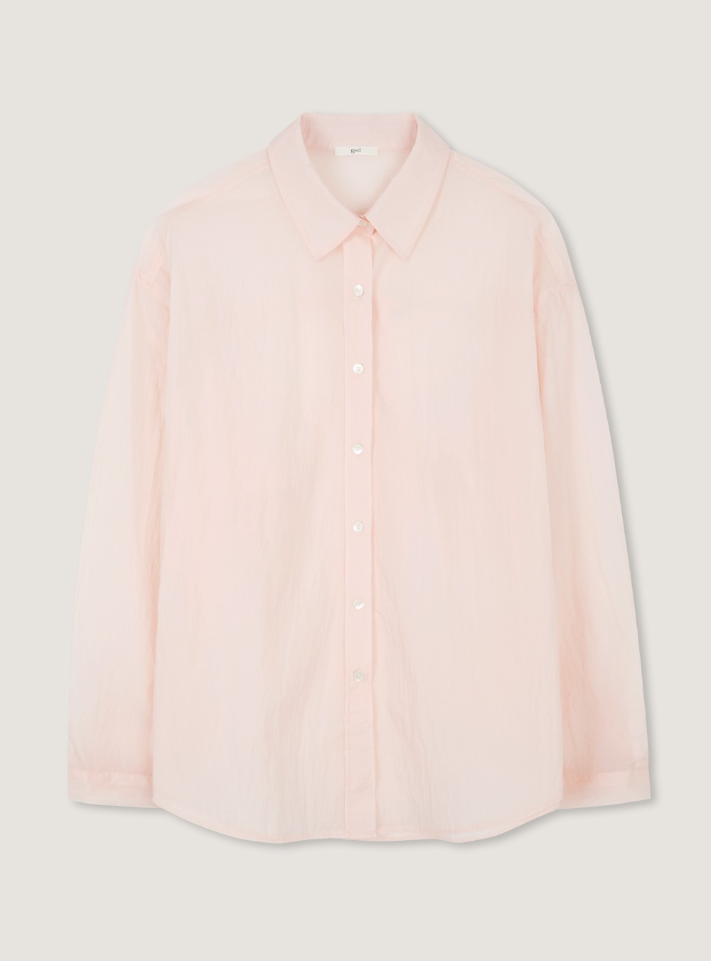 2ND_PAPER RELAXED SHIRT - PINK