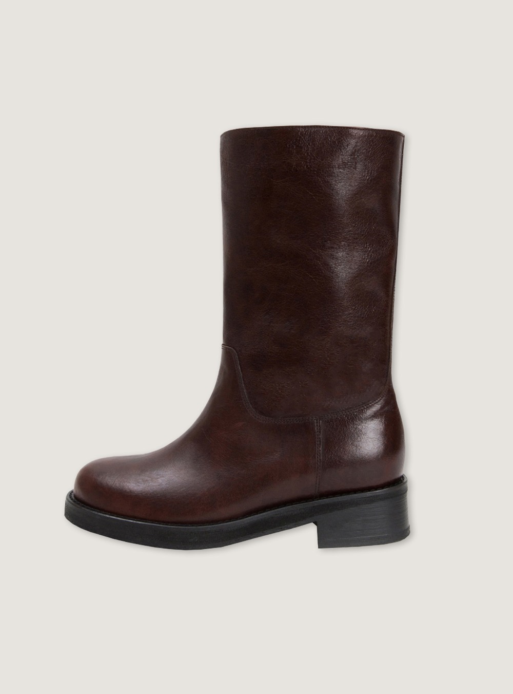 BOROUGH MIDDLE BOOTS - BROWN